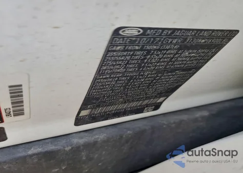 2017 Land Rover Discovery Hse Luxury z USA, uszkodzony, nr VIN SALRHBBV0HA043725